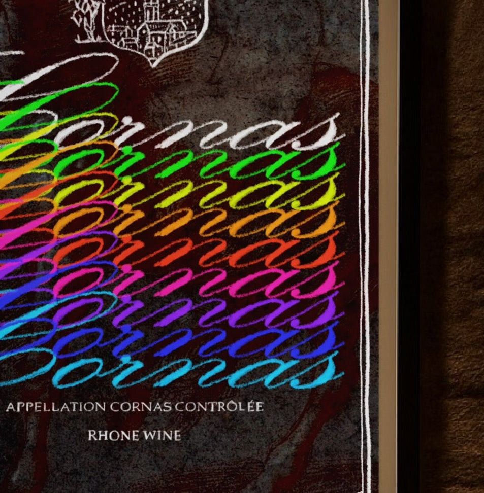 Poster “ Cornas rainbow”