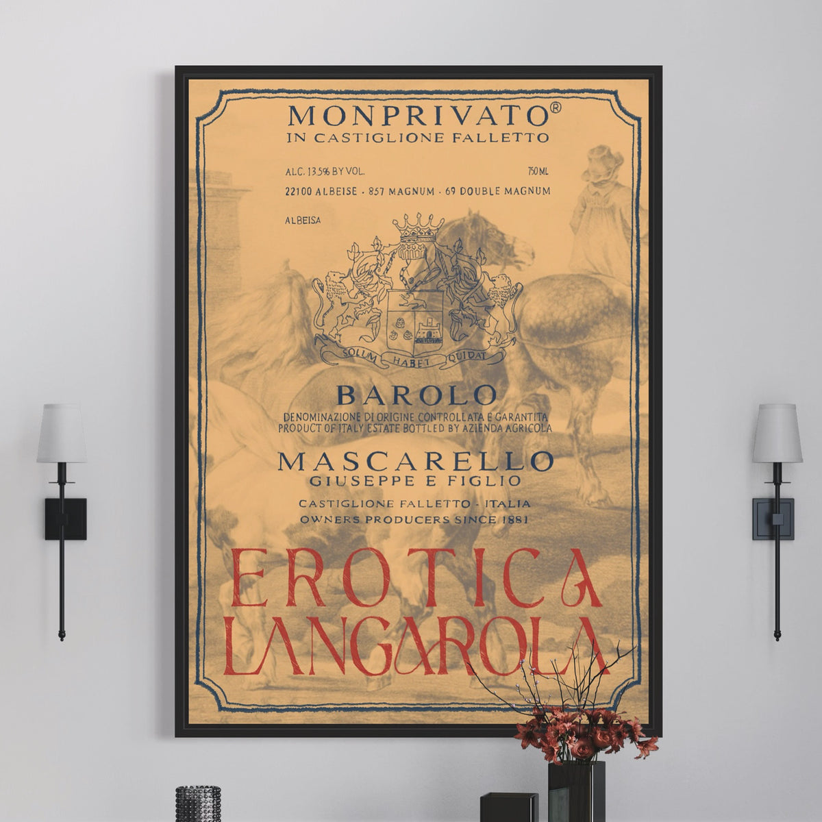 Poster “Erotica Langarola”