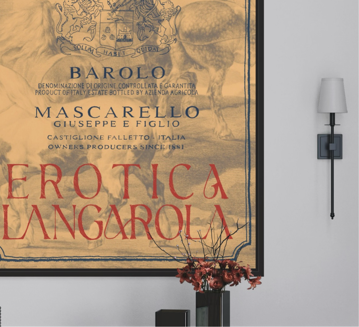 Poster “Erotica Langarola”