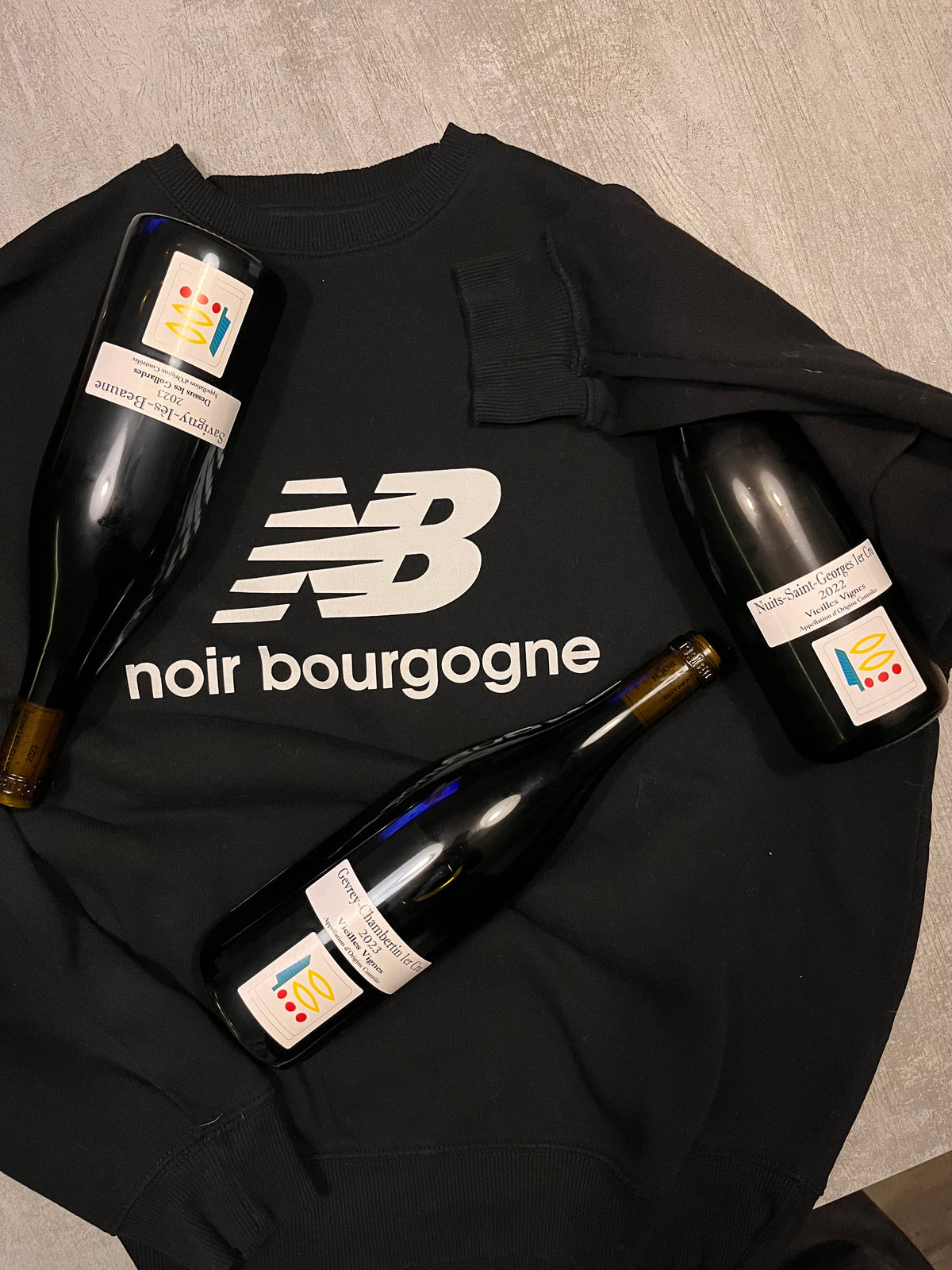 Hoodie “Noir Bourgogne”