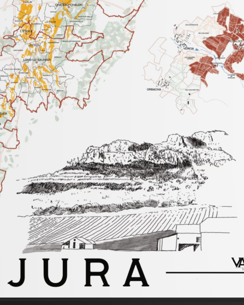 Poster “VinMap” Jura