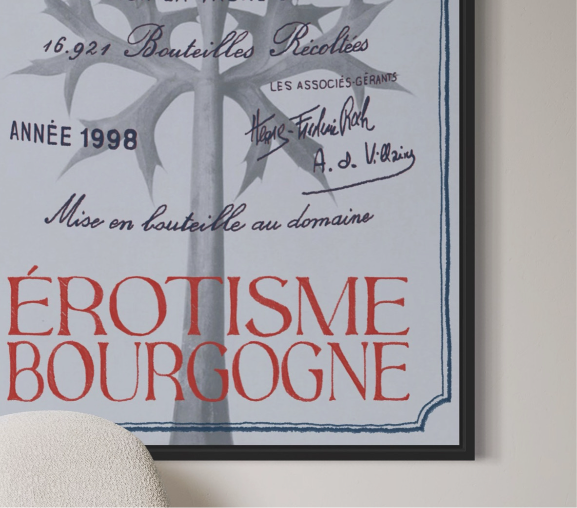 Poster “Erotisme Bourgogne”