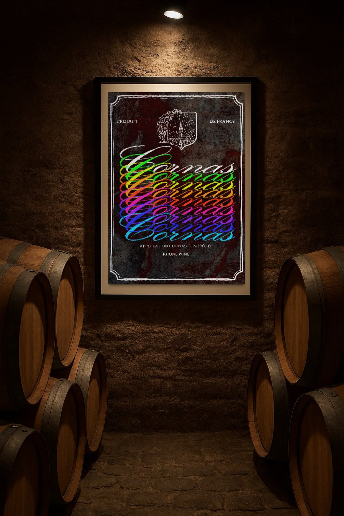 Poster “ Cornas rainbow”